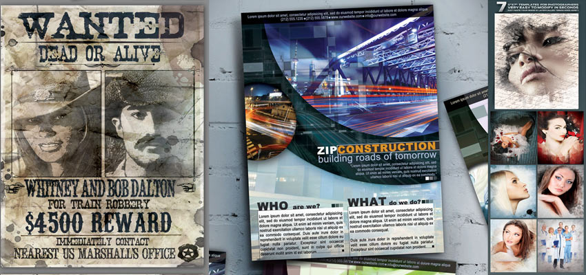 Random posters, mockups Haris Cizmic - Creative Services from Detroit to Sarajevo