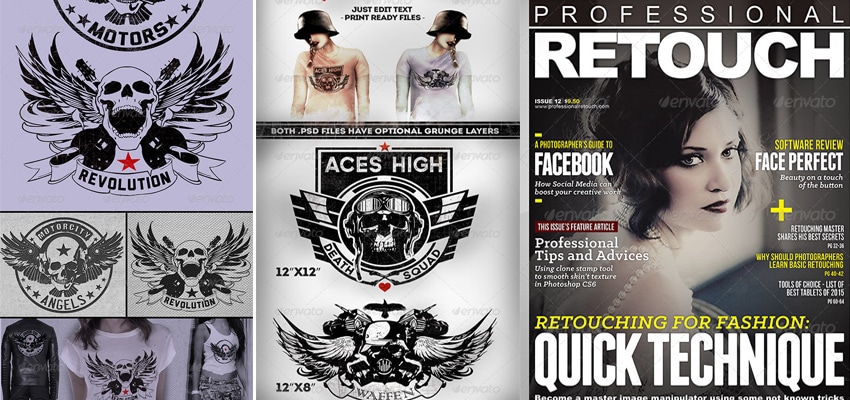 Magazine cover, Logos